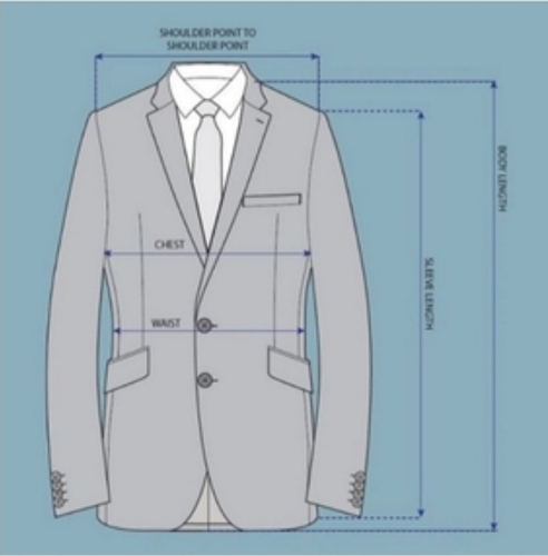 Indochino Wool Sport Coat Mens 42R Blue Blazer Suit Jacket 2 Button Casual - Picture 13 of 13