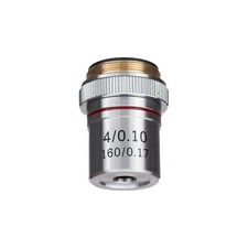AmScope 4X Achromatic Microscope Objective w 20mm Mounting Thread