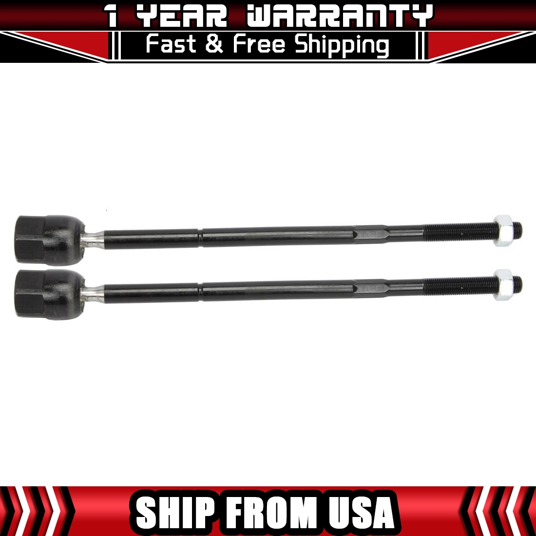 Steering Tie Rod End Inner Set of 2PCS Fits 20042006 2007 Ford