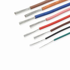 UL1007 18AWG Tinned Copper Single Core Multi Stranded Cable PVC Electronic Wire 
