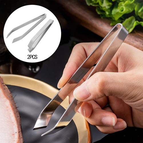 2Pcs Bone Tweezers Set Garlic Tweezer Cooking Tweezers eBay