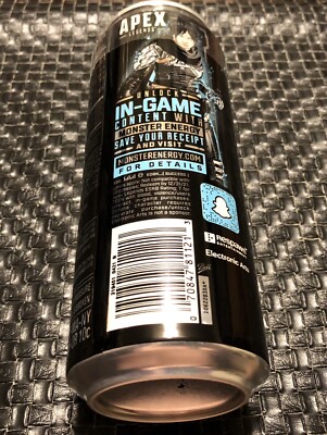 2021 MONSTER ENERGY Apex Legends Wraith 24oz Promo Can Lo-Carb