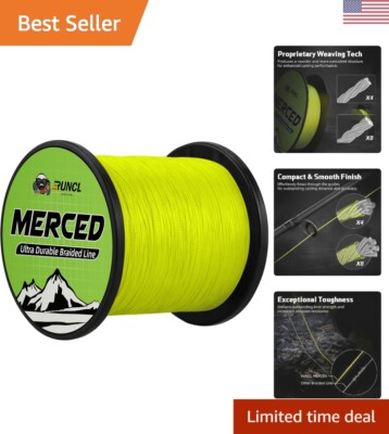 1000 yards braided fishing line Braided Fishing Line Merced, 1000 500 300 Yards Braided Line 4 8 Strands,  6-2