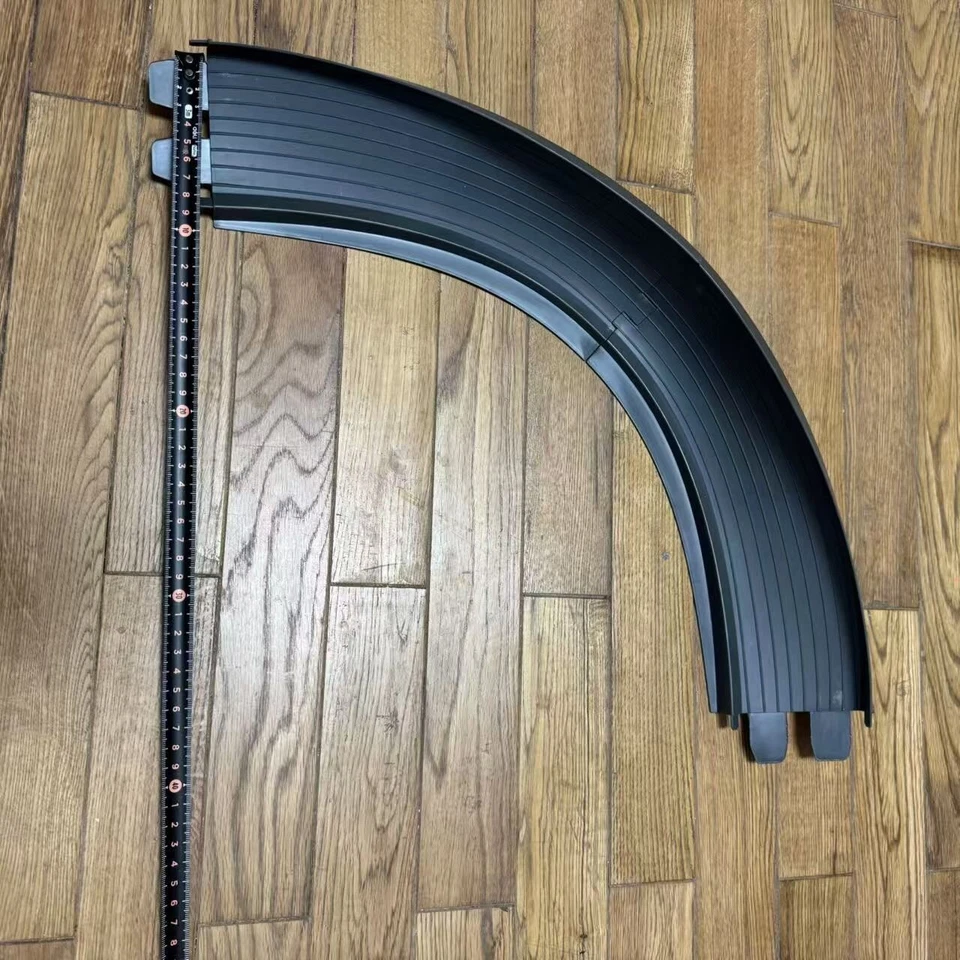 Hot Wheels Compatible 90 Degree High Bank Turns orange divided highway - Image 4 of 4