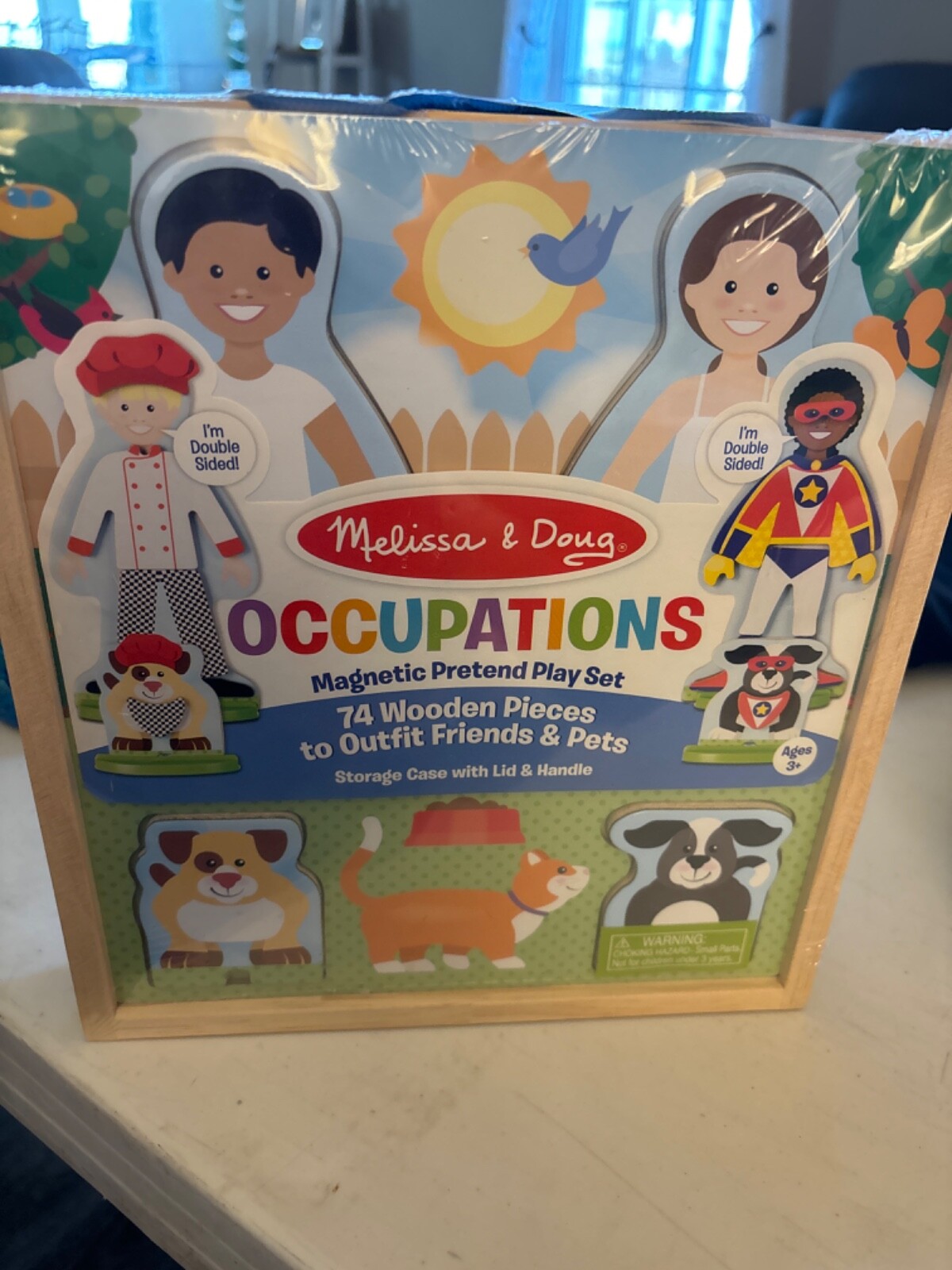 Melissa And Doug Occupations Pretend Play Set 74 Wooden Piece