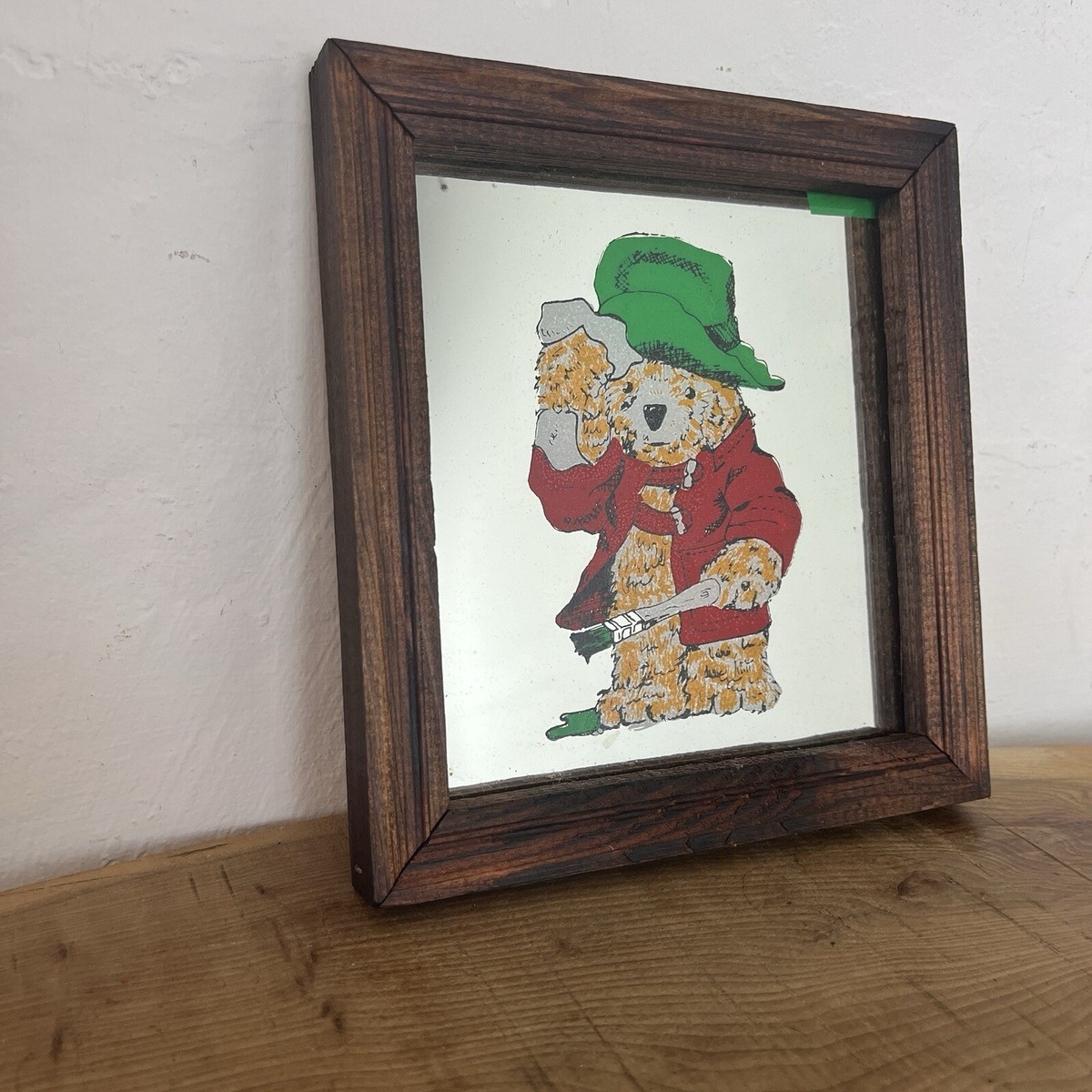 鏡 Pub mirror Paddington bear 鏡 Pub mirror Paddington bear Vintage Paddington Bear Mirror