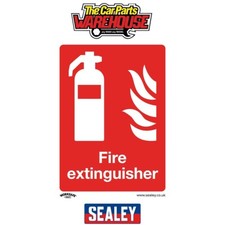 Sealey SS15P1 Worksafe Fire Extinguisher Safety Sign - Rigid Plastic