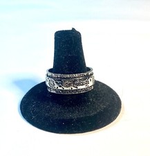 Sterling Silver Band Ring Size 10.5 "I AM ENOUGH" Stamped 925 Inspirational