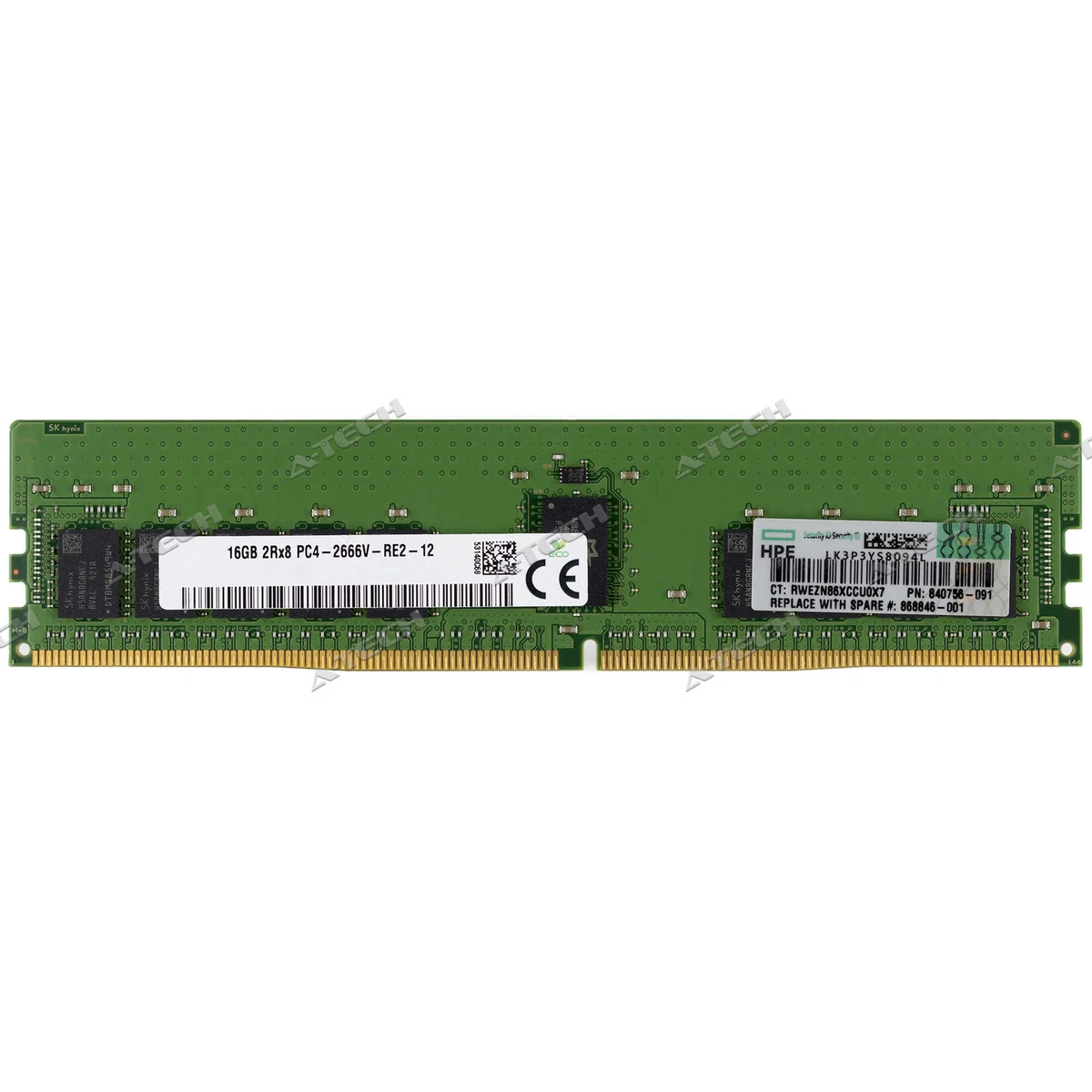 HP DDR4 SDRAM 16 GB Capacity per Module Memory (RAM) for sale | eBay