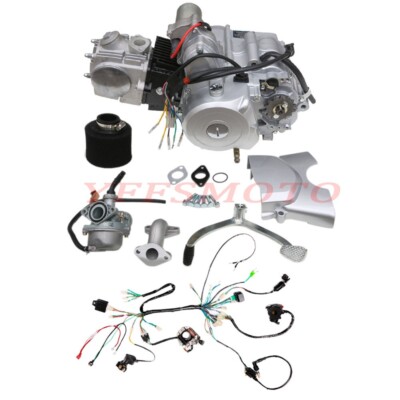 125cc Electric Start Engine Motor for ATV Go Kart Quad ATC110 FourTrax 125 Buggy
