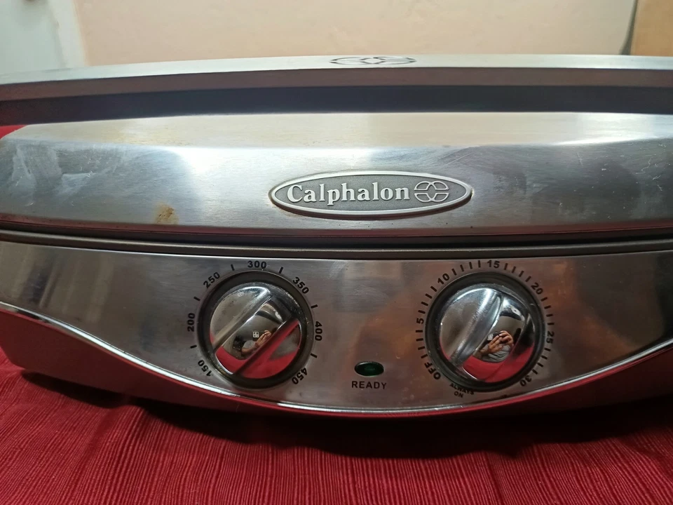 Parrilla eléctrica Calphalon modelo HE600CG probada - funciona muy bien Foto 3 de 4