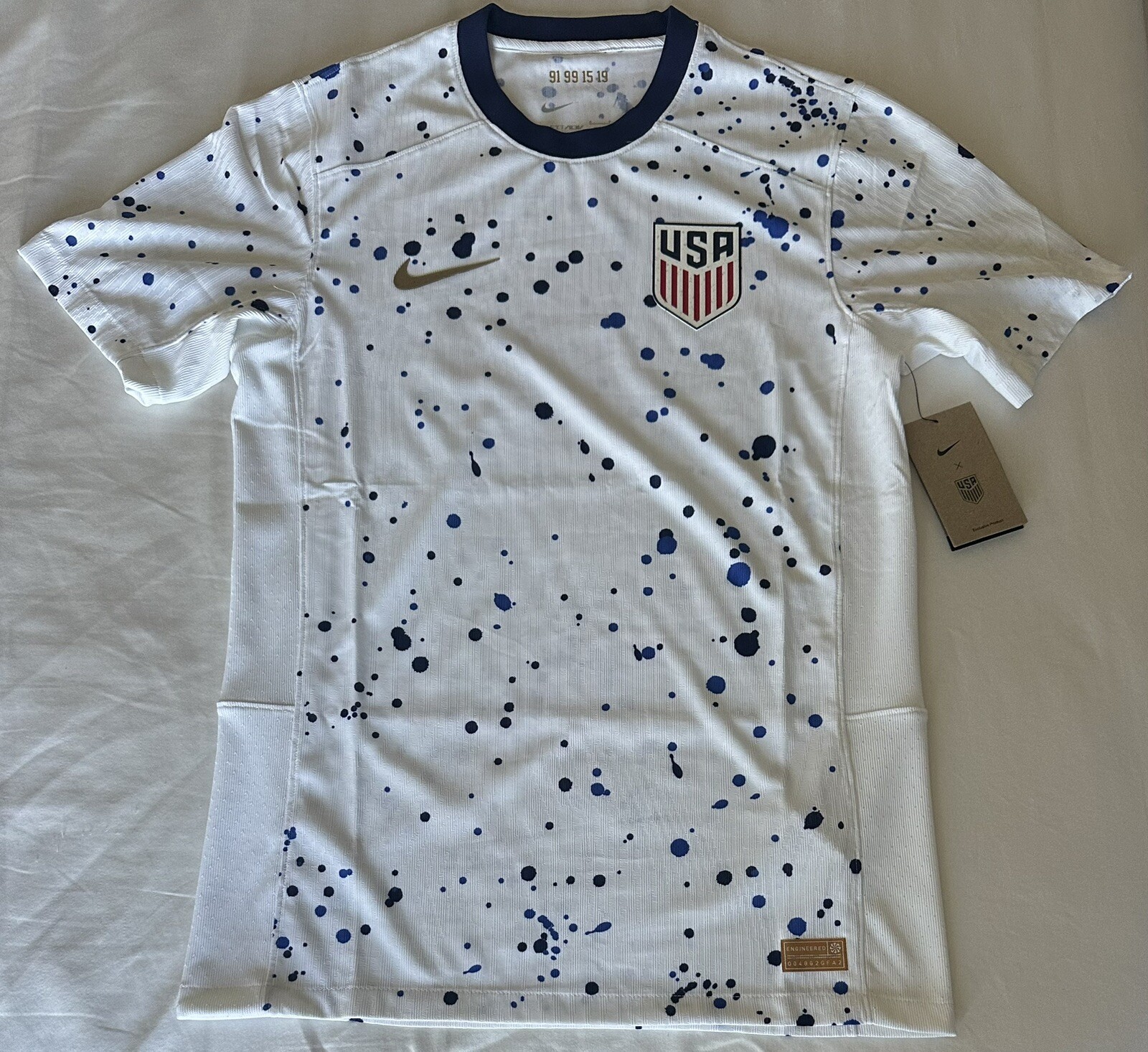 Nike DRI FIT ADV USMNT National Team PITCH Soccer Jersey DR3800-100 Men’s Sz: S