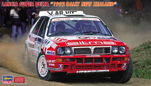 Lancia Super Delta 1992 Rallye New Zealand 1:24 Kunststoff Modell Kit Hasegawa-image