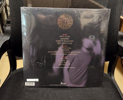 Soundgarden Badmotorfinger 25th Ann Silver Vinyl Etched Lenticular