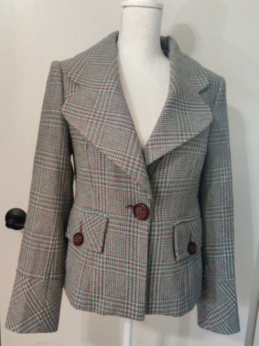 Kenzie Rare Find Tweed Plaid Coat