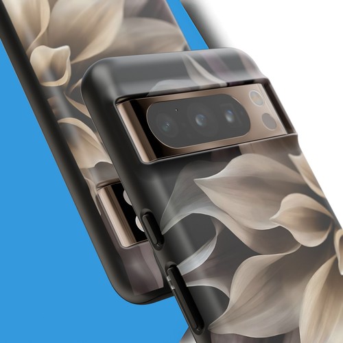 Tough Case For iPhone, Samsung Galaxy, Pixel, Cream Dahlia Flower Print - 第 132/223 張圖片