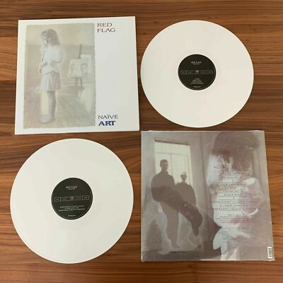 RED FLAG Naive Art 2LP White Vinyl 30th Anniversary Deluxe Edition 300 SYNTH POP