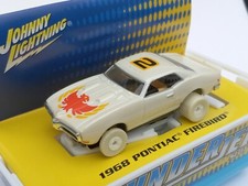 68' Pontiac Firebird White Lightning Johnny ThunderJet 500 electric slot car NIB