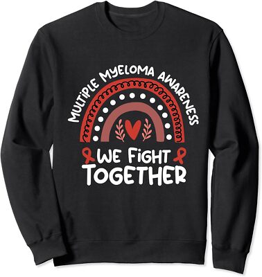 Multiple Myeloma Awareness We Fight Together Gift Unisex Crewneck Sweatshirt