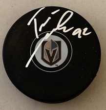 Tomas Nosek signed Las Vegas Golden Knights puck autographed  