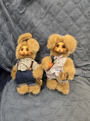 VTG Robert Raikes Dottie Dylan Bunny Rabbit Collectible Wood Doll 4229 ...