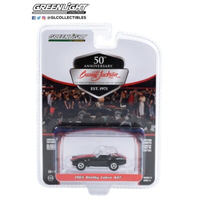 Greenlight 37270-A Shelby Cobra 427 schwarz 1965 - Barrett Jackson 11 - 1:64