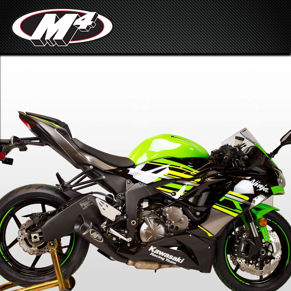 NEW 2009 - 2025 KAWASAKI NINJA ZX-6R ZX6R M4 BLACK GP SLIP ON
