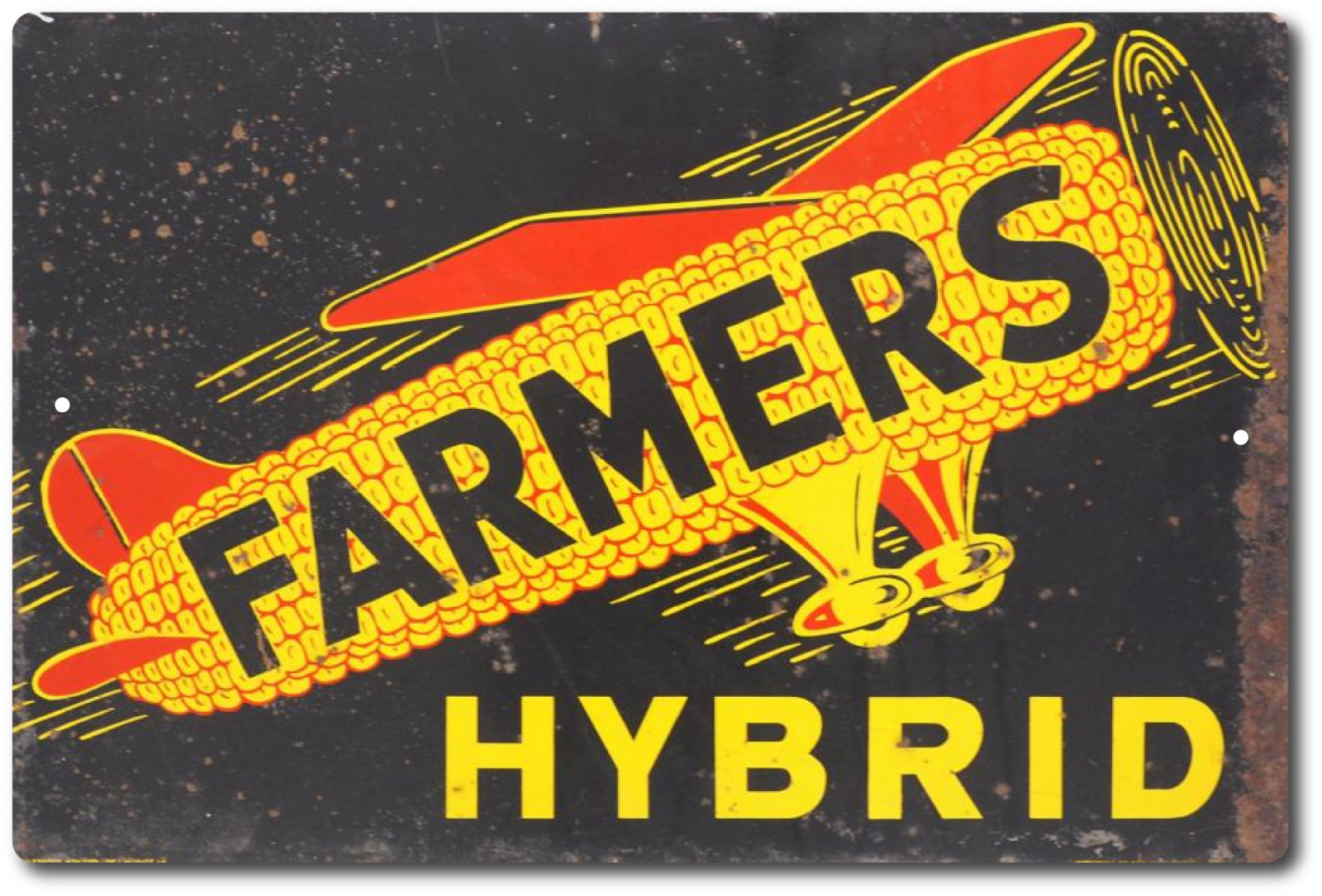 Farm Sign FARMERS HYBRID Tin Sign Farm Country  Farmhouse Decor Farmer Gifts