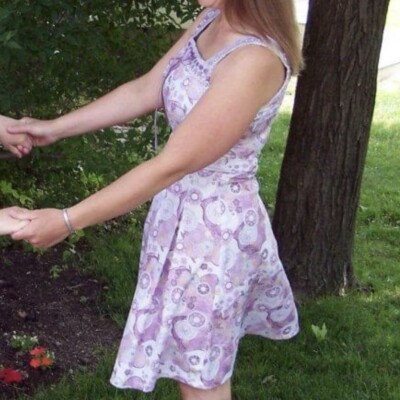 Womens Floral Eyelet Fitted Sundress Purple White Size Medium Fairy Peasant Boho | eBay Womens Floral Eyelet Fitted Sundress Purple White Size Medium Fairy Peasant Boho | eBay