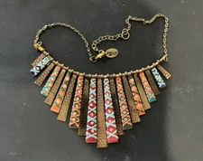 ZAD 18" BIB Fringle Necklace