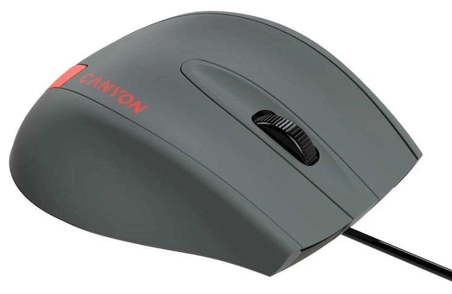 M-11 USB Optical Mouse, Graphite / Red CNE-CMS11DG - Image 3 of 4
