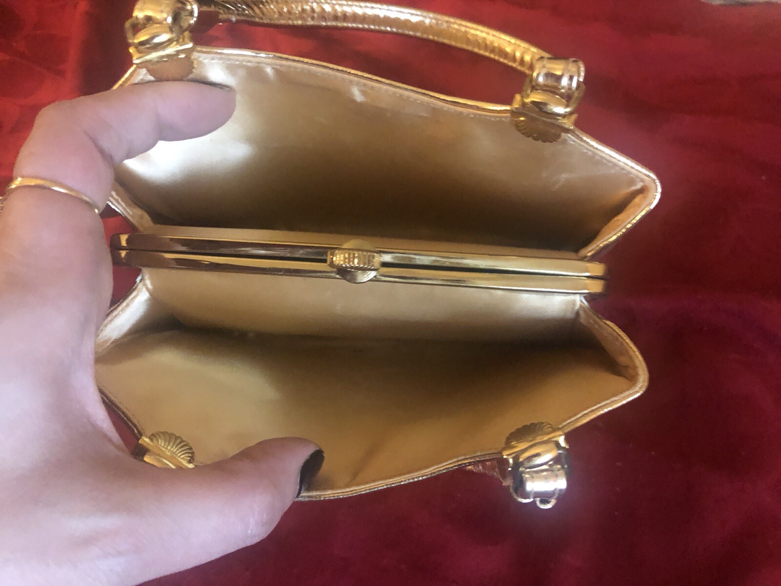 After Five Gold Leather & Solid Brass Stylish/tim… - image 6