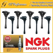 Quality Ignition Coil Ngk Spark Plug 8pcs For Nissan Nv2500 3500 Titanxd V8