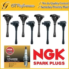 Quality Ignition Coil & NGK Spark Plug 8PCS for Nissan NV2500 3500 Titan(XD) V8