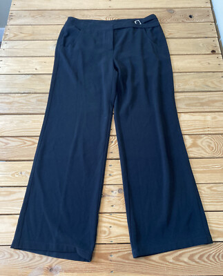 armani Collezione women's wide leg dress pants size black J10