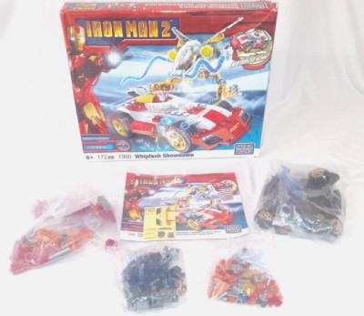 Mega Bloks Ironman 2 Whiplash Showdown 1980 172 Pcs Pullback power (Bags Sealed)