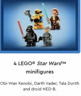 LEGO 75334 Star Wars Disney Plus OBI-Wan Kenobi vs. Darth Vader