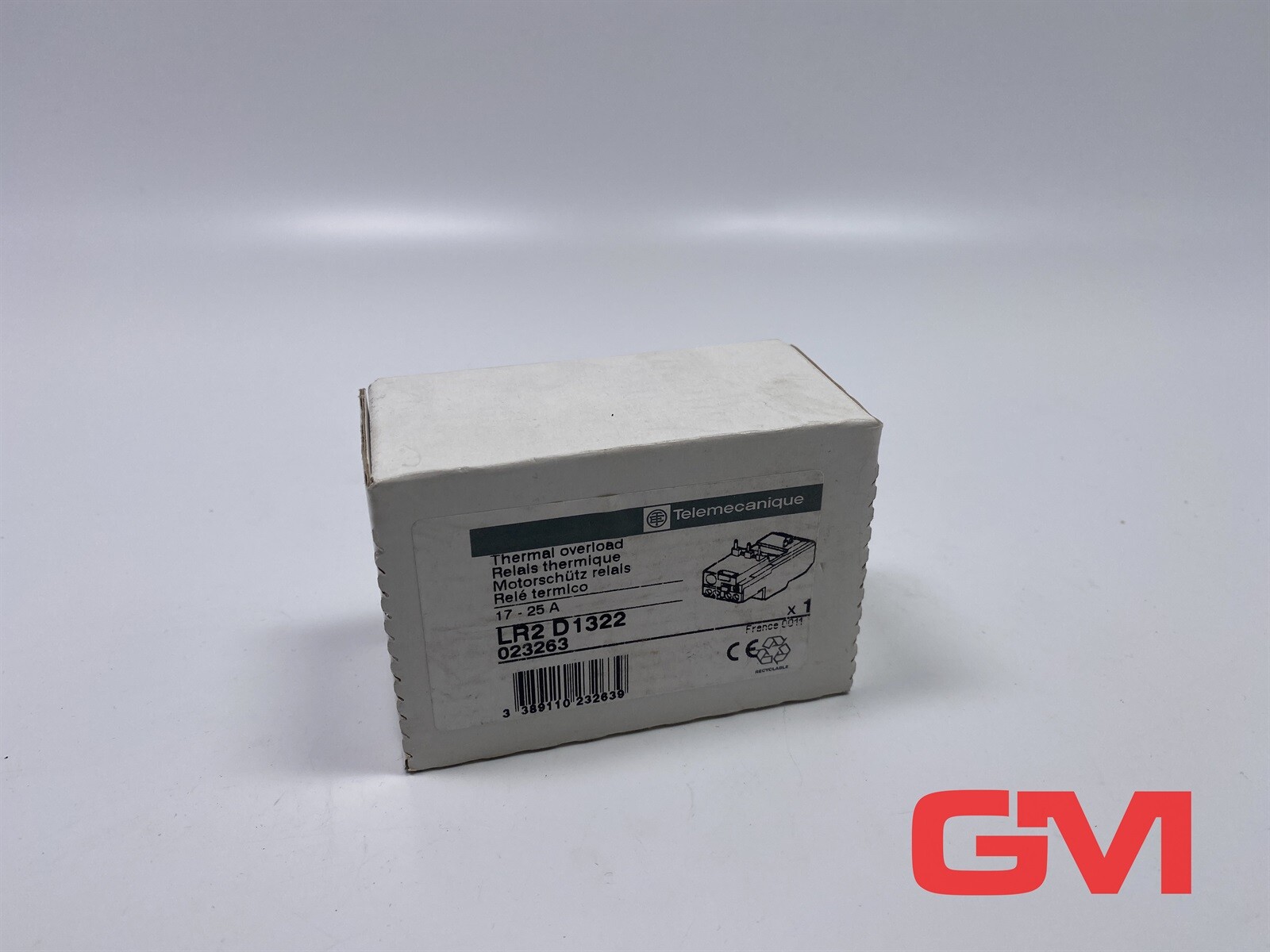 Telemecanique Motor Overload Relay 023263 Thermal LR2 D1322 17-25A