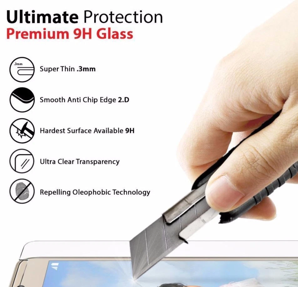 2-PK [BISEN] Tempered Glass Screen Protector For RCA Voyager III 7" (RCT6973W43) - Image 4 of 4