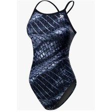  79.99 TYR GIRLS  "PLEXUS" DIAMONDFIT SWIMSUIT, SIZE 22 , Titanium
