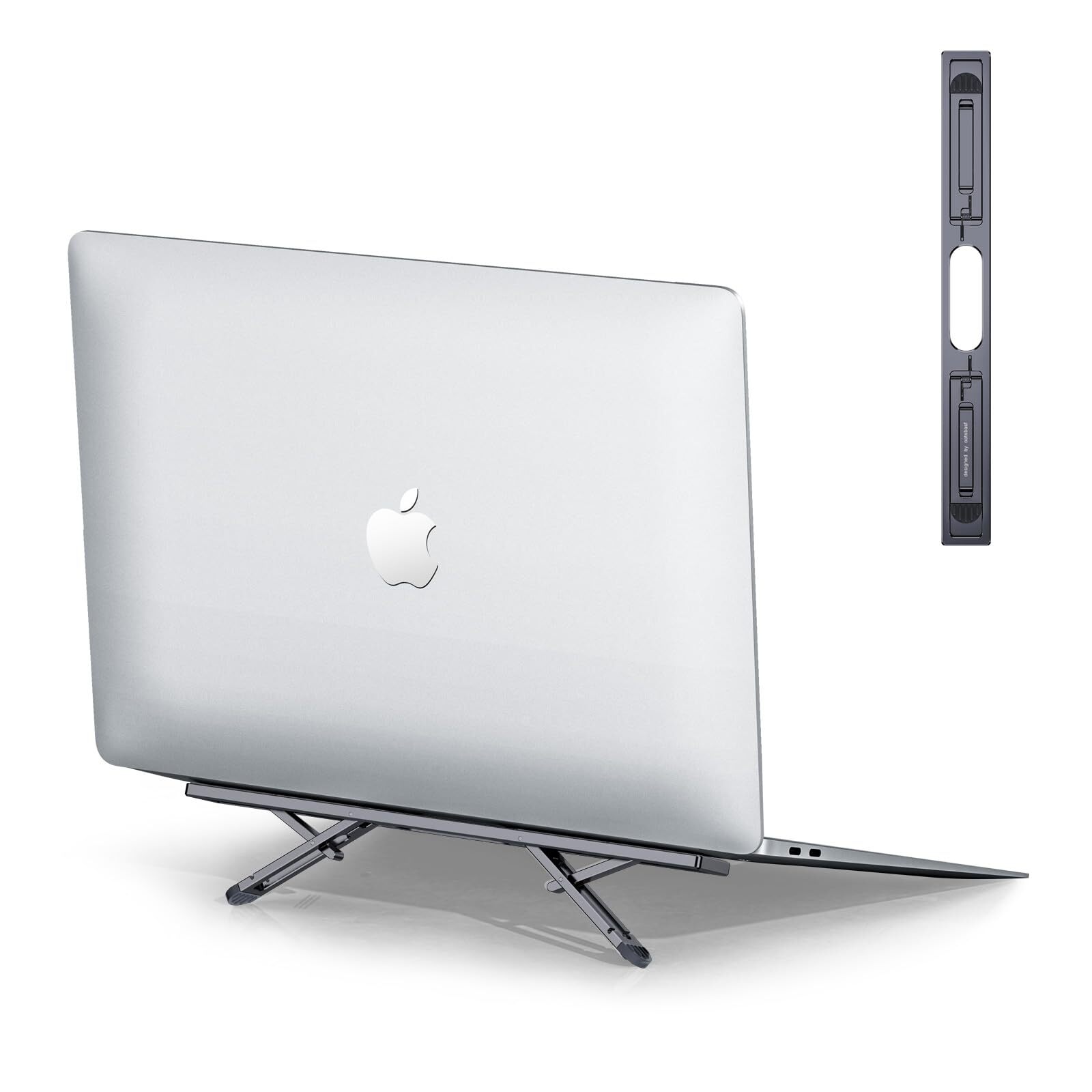 Adjustable 4-Level Laptop Stand & Keyboard Riser for Desk Ergonomics