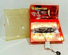 10 pc Halloween lighted ghost string lights. Works