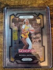 2024 WNBA Prizm Monopoly Rickea Jackson Rookie RC #63 Los Angeles Sparks