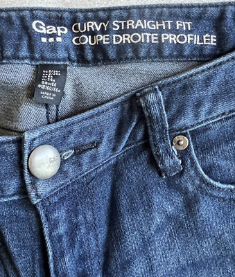 Gap Curvy Straight Fit Women s Stretch Jeans Size 2/26