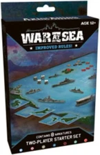 AXIS & ALLIES WAR AT SEA 2 PLAYER MINIATURES STARTER SET NEW SEALED