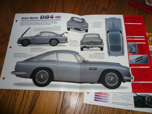 1958 - 1963 Aston Martin DB4 IMP BROSCHÜRE - Zwei für einen - Bild 2 von 3