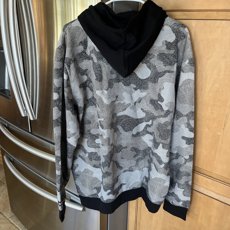 Sudadera con capucha Hugo Boss X NBA Chicago Bulls gris camuflaje para hombre talla XXXL 3XL Foto 4 de 4