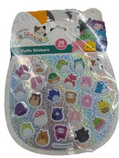 Squishmallows Puffy Stickers Lot of 8 Packs 25 Pieces Each New