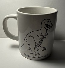Vintage 1976 The Smithsonian Institution Tyrannosaurus Rex Dinosaur Mug Rare!