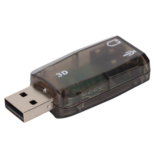 USB Sound Card Stereo Virtual 5.1 Channel External Sound Adapter With 3.5mm H CB - Afbeelding 20 van 22